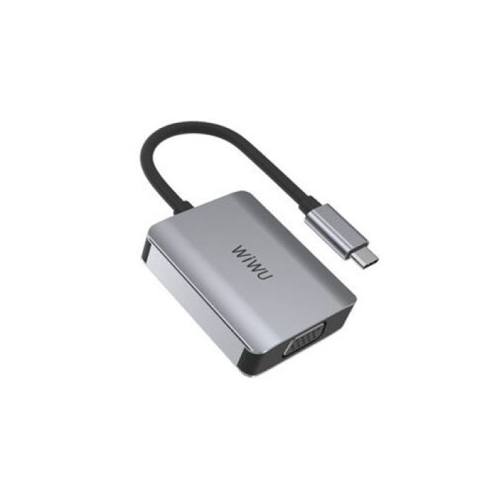 WiWU Alpha A20VH USB-C to VGA adapter.
 WiWU Alpha A20VH USB-C to VGA adapter.